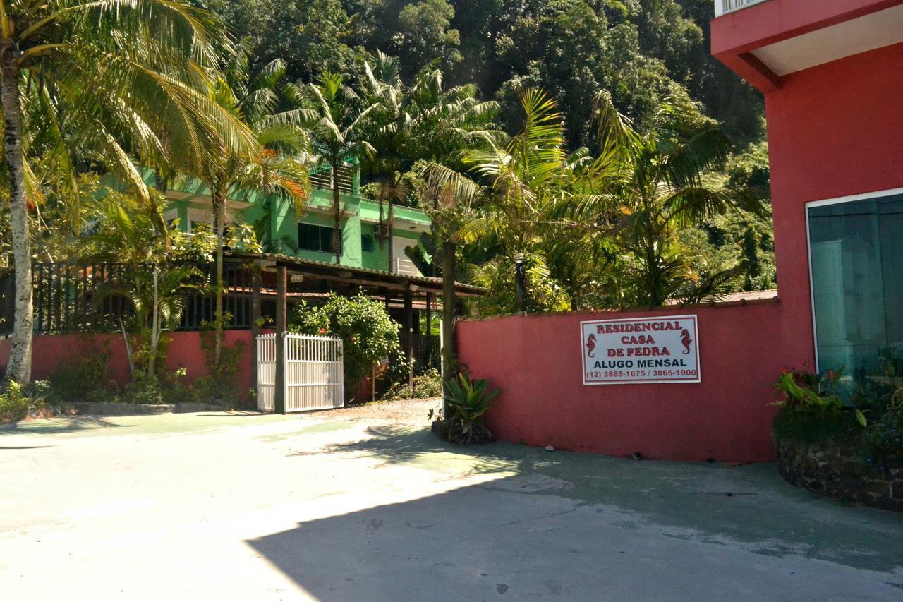 Pousada Casa De Pedra Boicucanga Exteriör bild